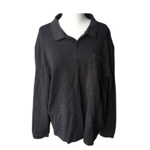 VAN HEUSEN Shirt Long Sleeve Henley Pullover XXL